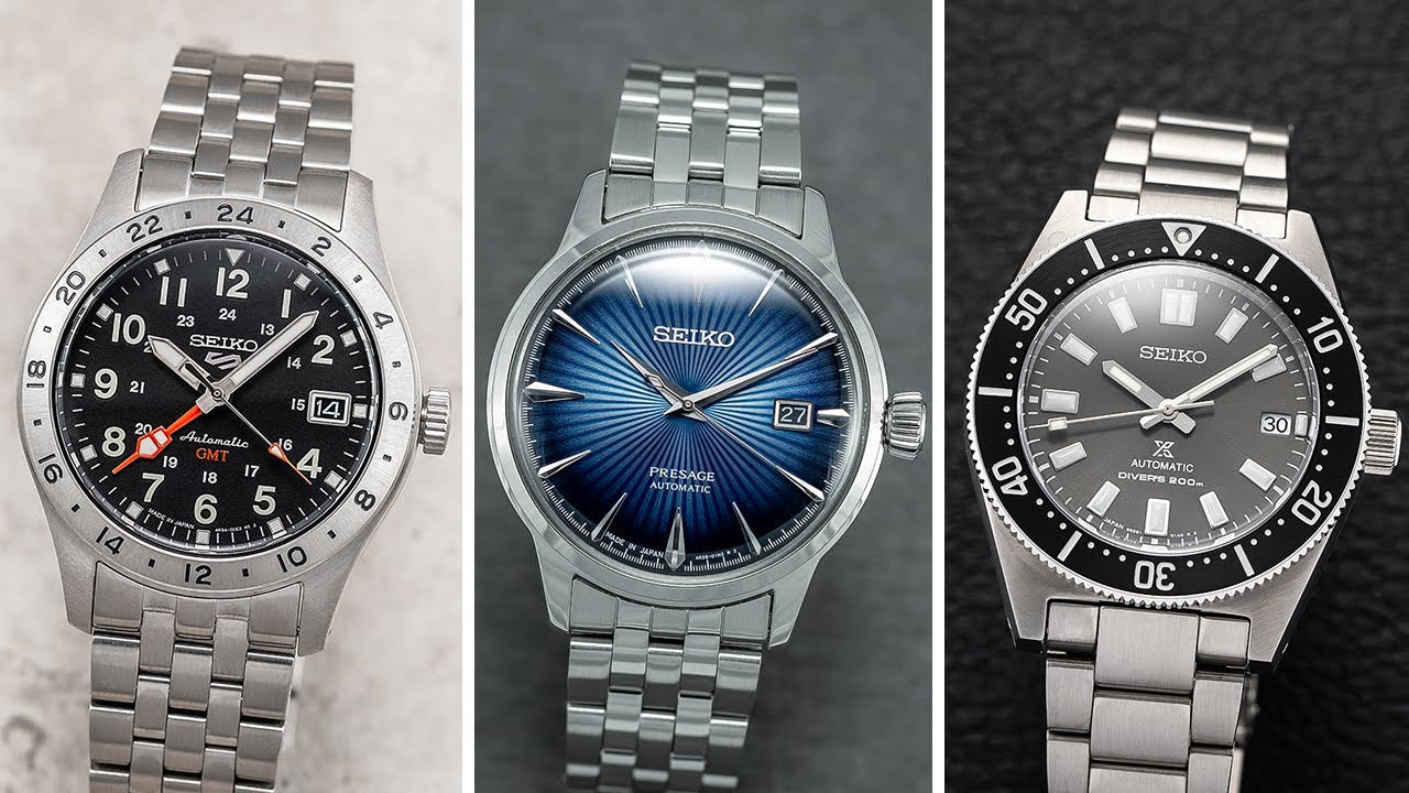 Building Complete Watch Collections With Seiko - 5 Collection Types & Over 20 Watches Mentioned