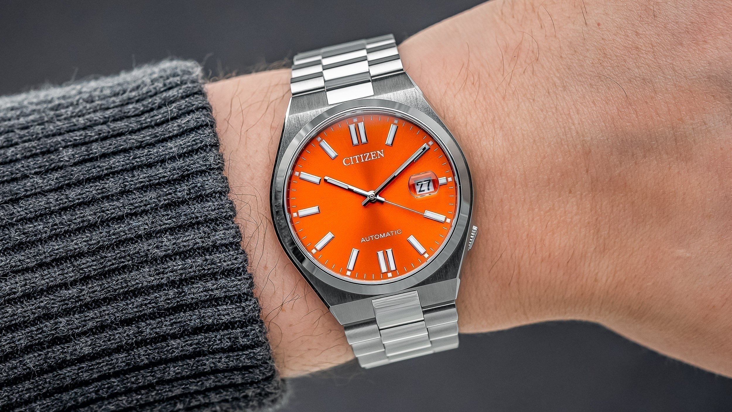 Citizen Tsuyosa Orange Dial