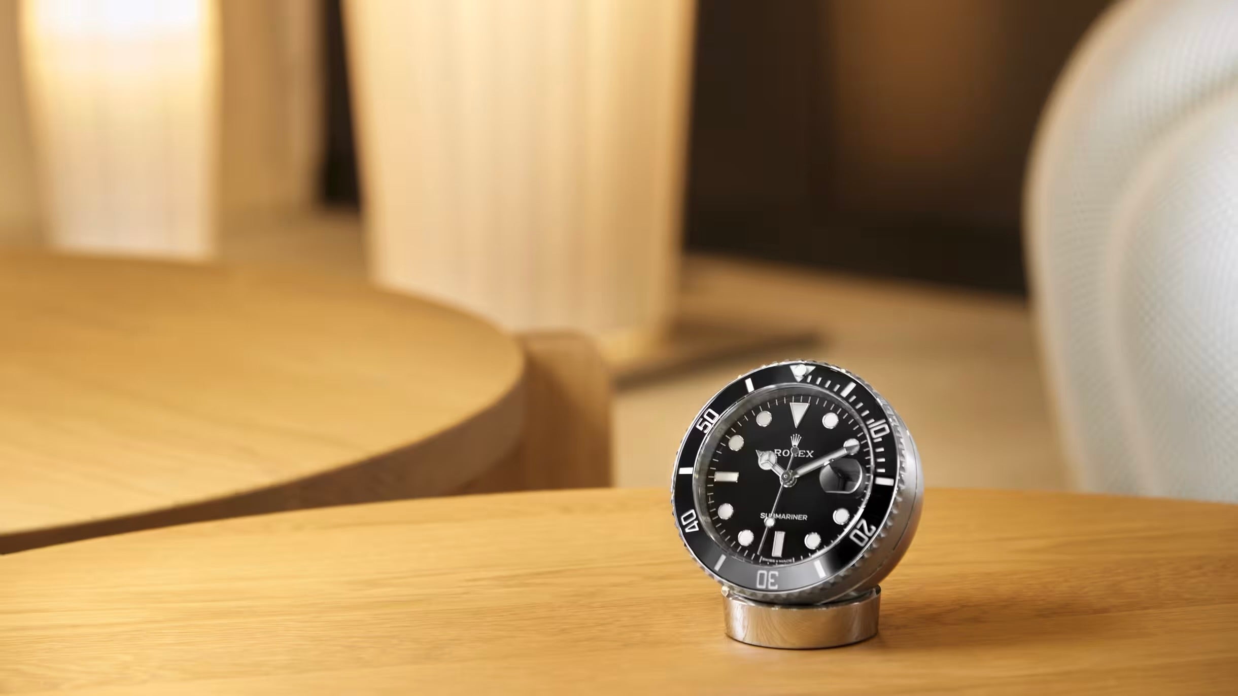 rolex submariner desk clock