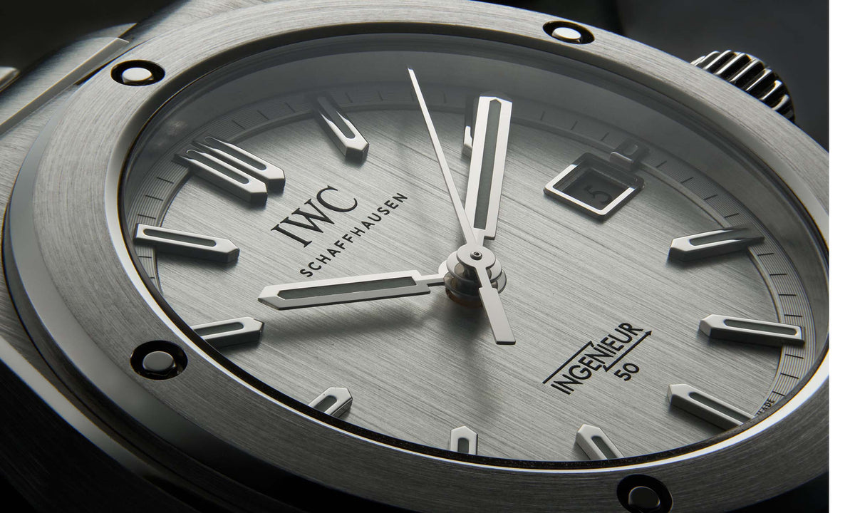IWC Ingenieur Automatic 50th Anniversary Editions Resurrect A Rare 1970s Silver Dial
