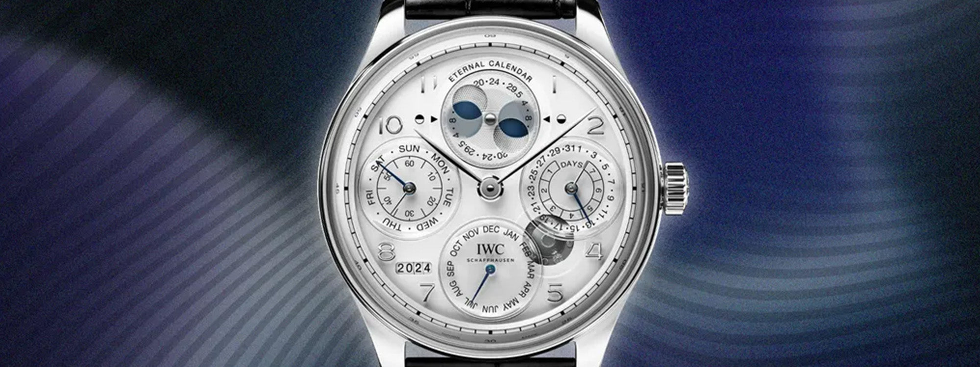 Watches & Wonders 2024: IWC Portugieser Eternal Calendar Boasts 45-Million-Year Moon-Phase