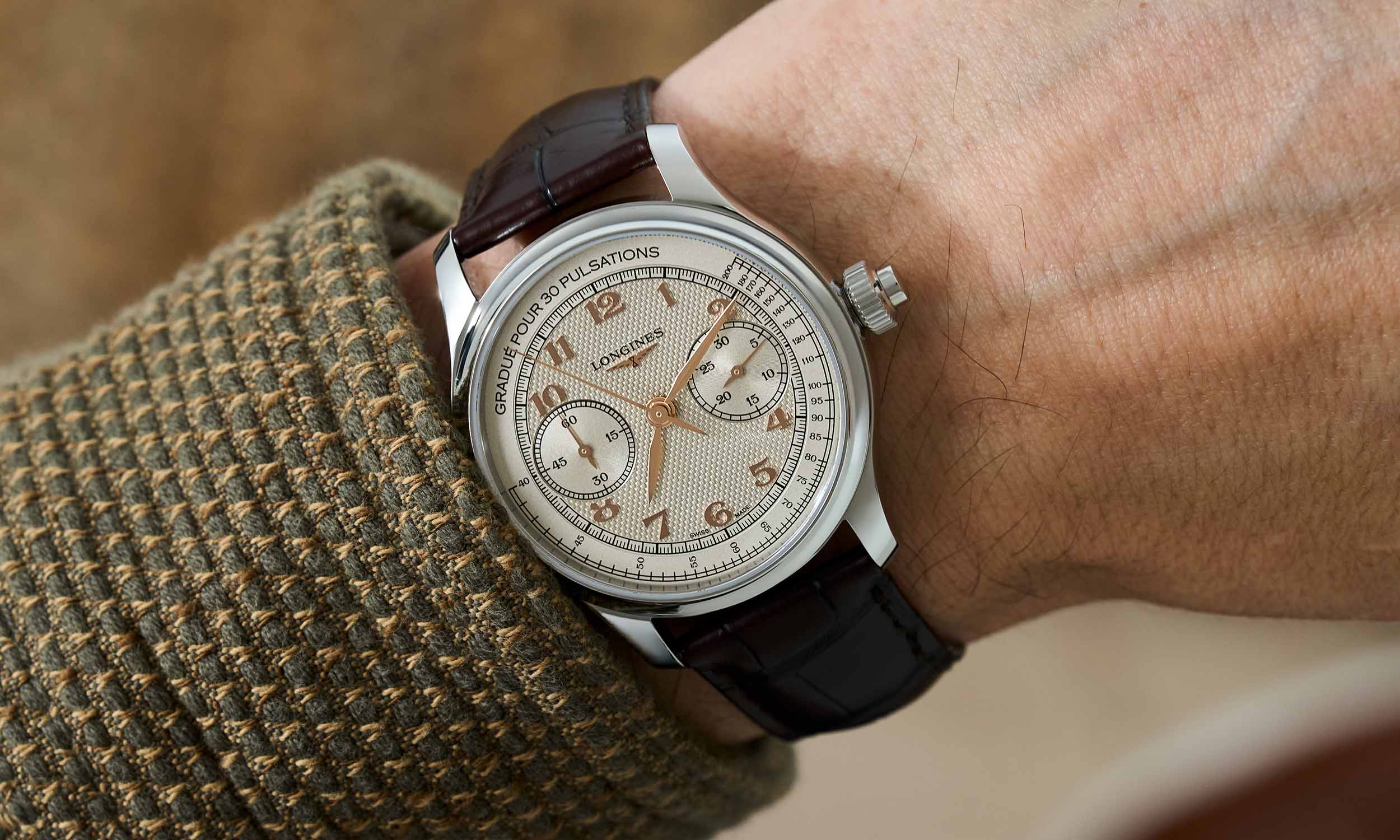 longines master collection monopusher chrono