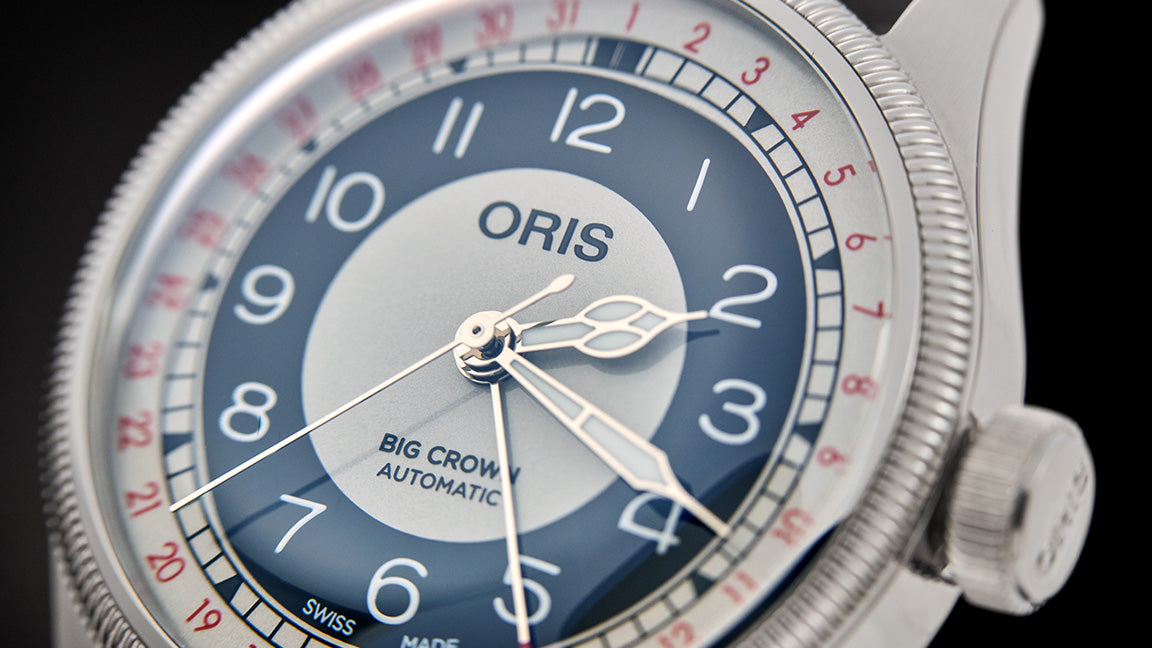 tuxedo dial watch oris