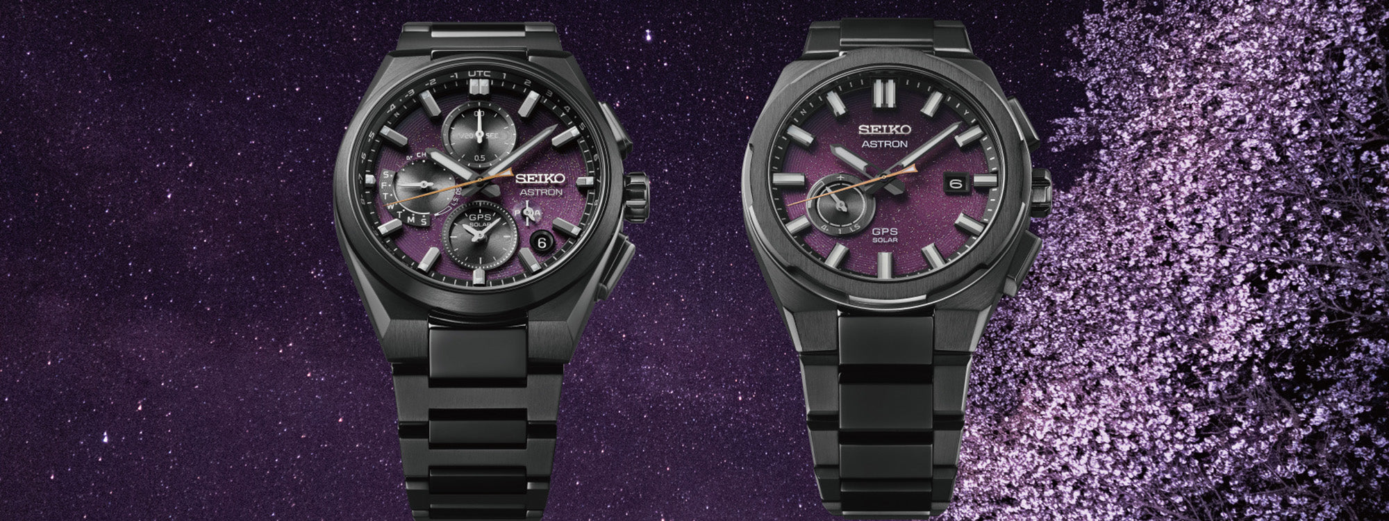 Seiko Astron GPS Solar 2025 Editions Reign in Purple Splendor