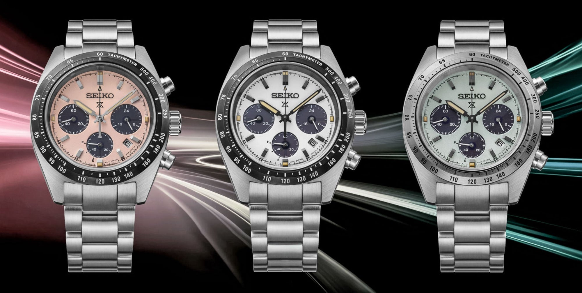 Seiko Launches Three Speedtimers With New Dial Colors