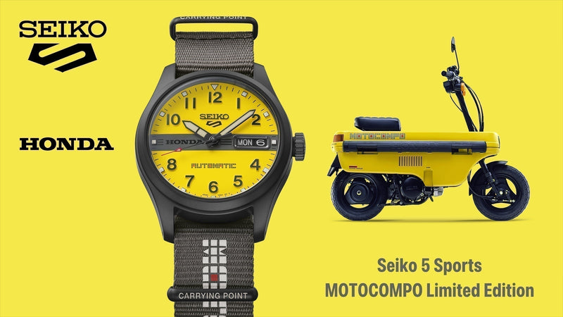 Seiko Teams With Honda For "SubCompact" 5 Sports MOTOCOMPO Limited Edition