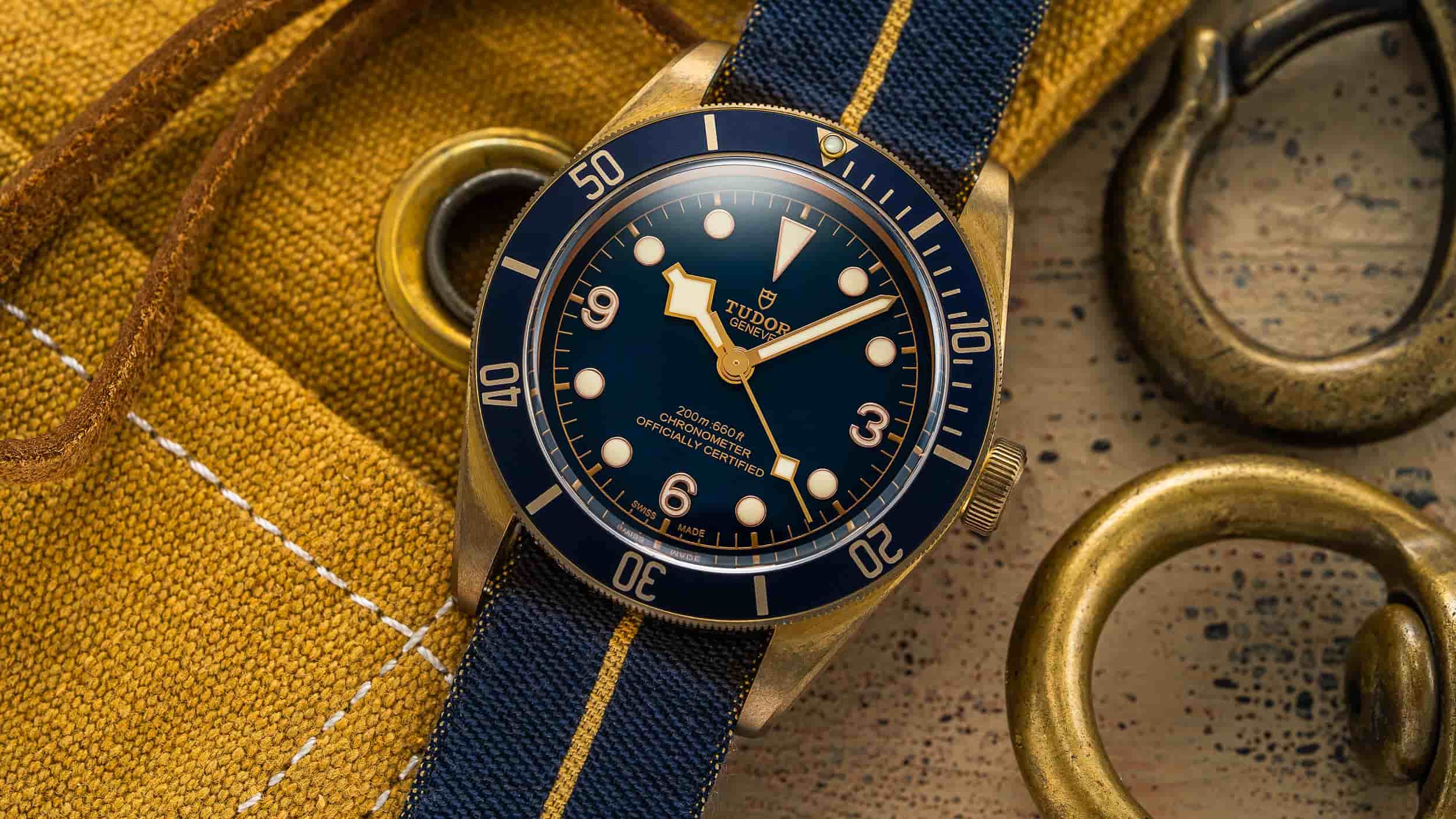 tudor bronze watch patina