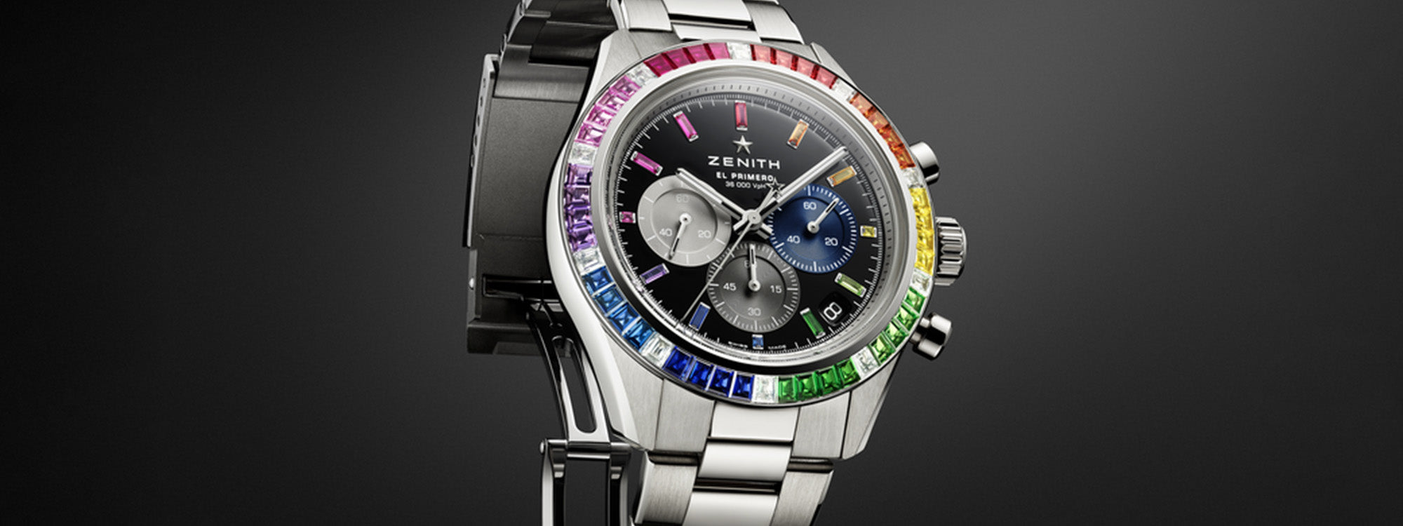 Zenith Chronomaster Sport Gets a Gem-Set Rainbow Bezel