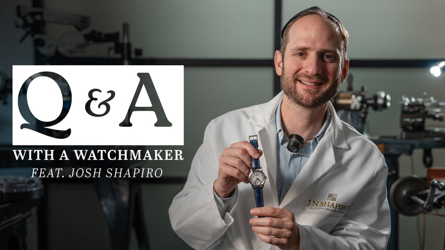 Q&A w/ a Watchmaker (How to know if my watch needs service? Is there a wrong way to handle a watch?)