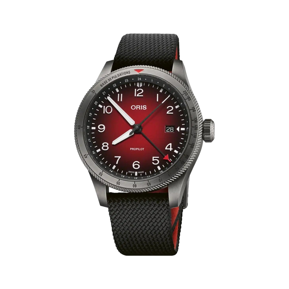 ProPilot GMT 41.5mm - Red on Textile Strap