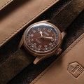 Big Crown Bronze Pointer Date 40mm - Brown on Leather Strap