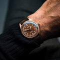 Big Crown Bronze Pointer Date 40mm - Brown on Leather Strap