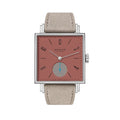 Tetra Terra Sapphire Back 29.5mm - Terracotta Red on Strap