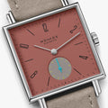 Tetra Terra Sapphire Back 29.5mm - Terracotta Red on Strap
