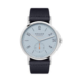 Ahoi Neomatik Date 38mm - Sky Blue on Textile Strap
