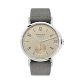 Ahoi Neomatik Date 38mm - Sand on Textile Strap