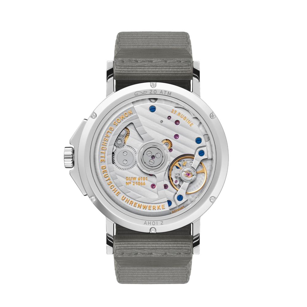 Ahoi Neomatik Date 38mm - Sand on Textile Strap