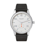Club Campus 38mm - White Silver-Plated on Strap