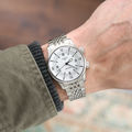 Legend Diver 39mm - White on Bracelet