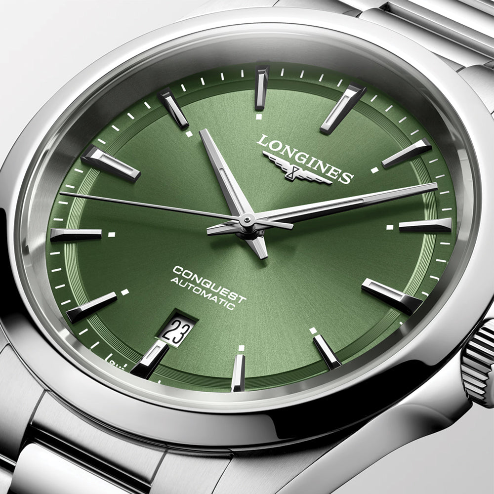 Conquest 41mm - Sunray Green on Bracelet