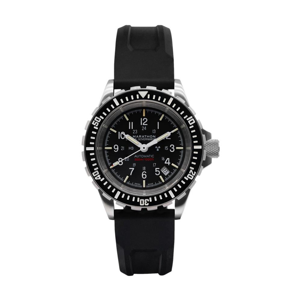 GSAR Diver's Automatic 41mm - Black on Rubber Strap