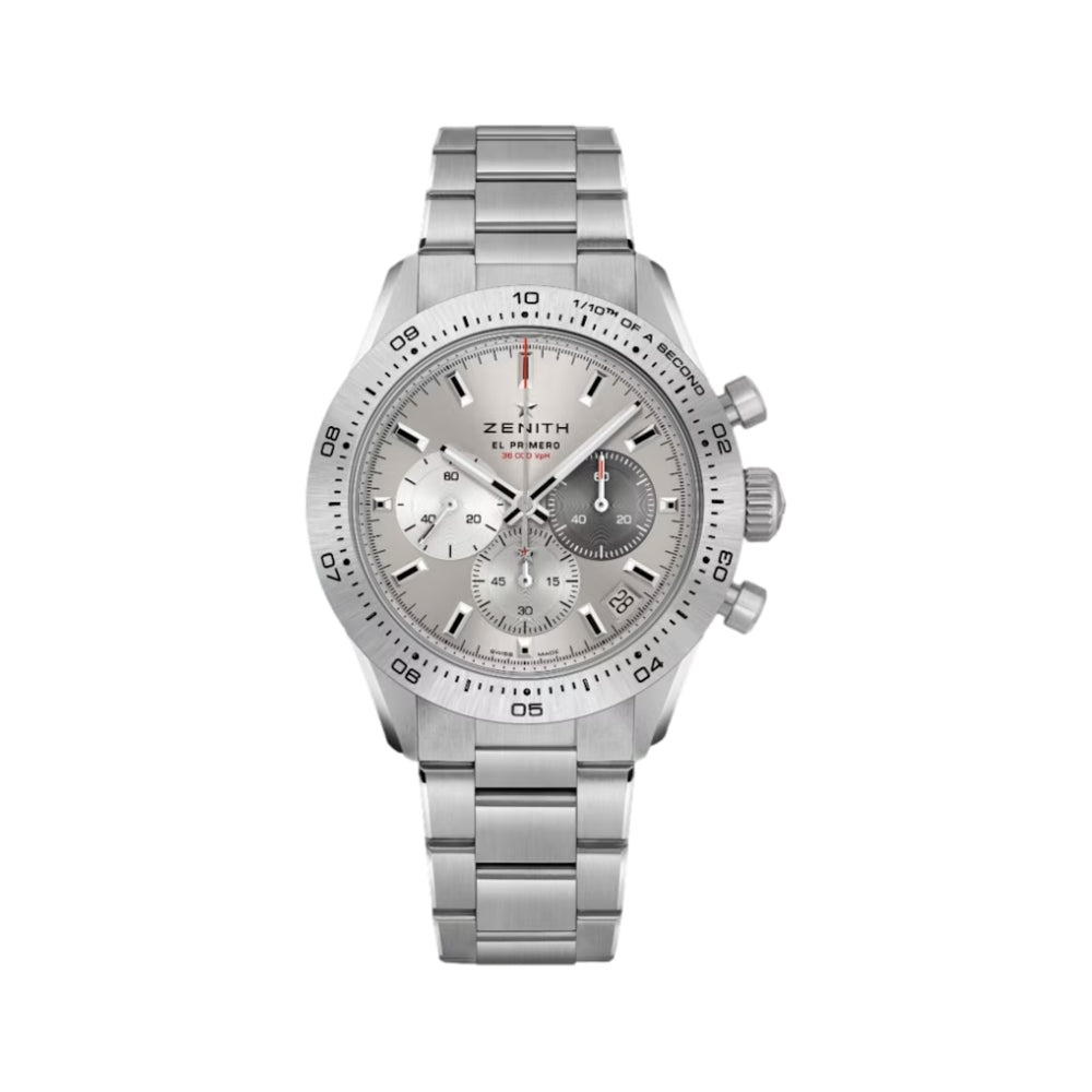 Chronomaster Sport Titanium 41mm - Silver on Bracelet