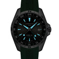 DS-X “New DS Concept Extreme Shock Resistance” GMT Quartz 41mm - Grey on Green Rubber Strap