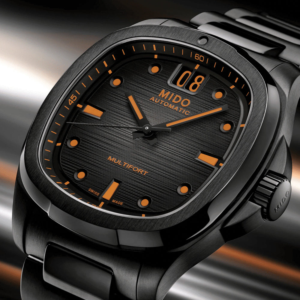 Multifort TV Big Date Automatic 40mm - Grey on Bracelet