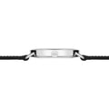 Metro Date 38mm - White Silver-Plated on Leather Strap