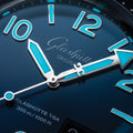 SeaQ Panorama Date 43mm - Galvanized Blue on Bracelet