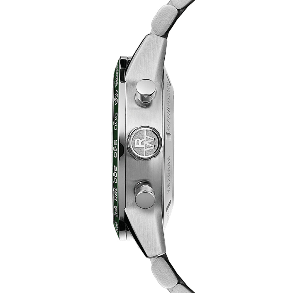 Freelancer Automatic Chronograph Ceramic Bezel 43.5mm - Green on Bracelet