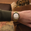 Captain Cook Over-Pole Limited Edition 39mm - Silver on Bracelet and Leather Strap