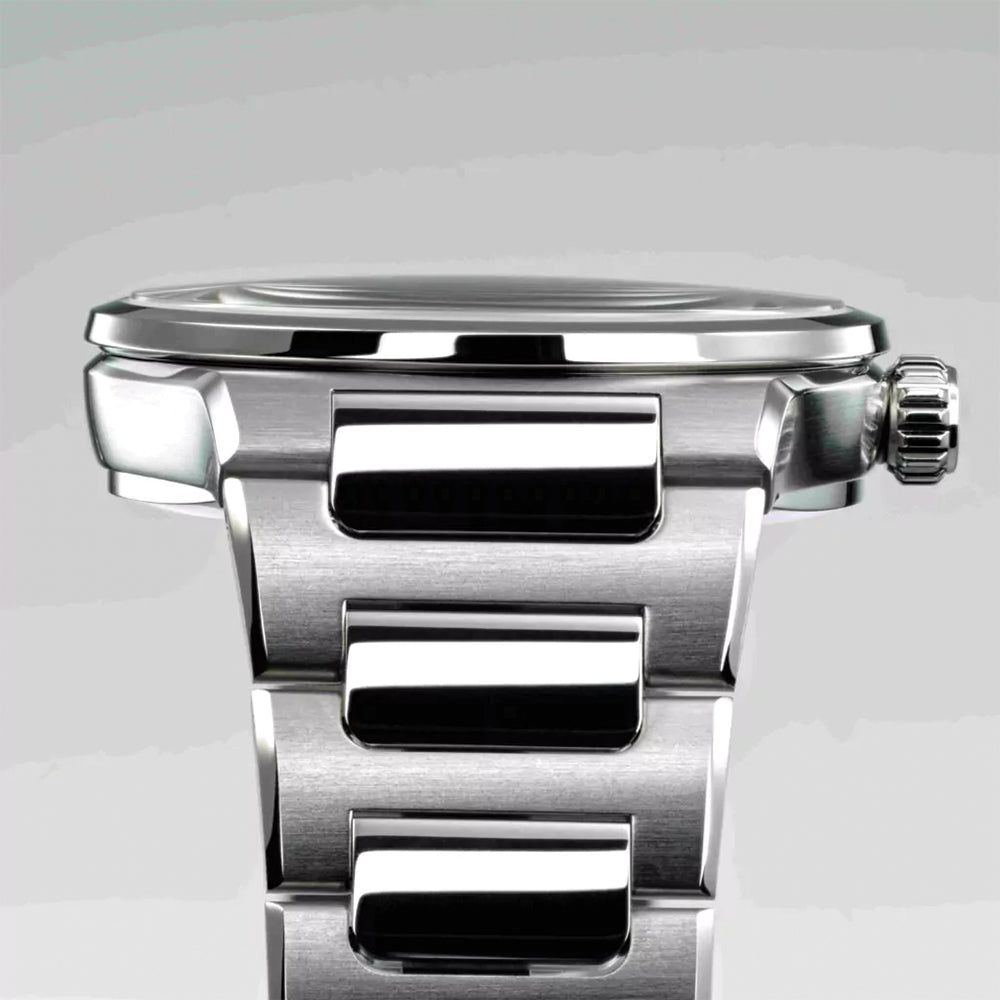 Kaenos Open Date 40mm - Grey on Bracelet