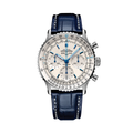 Navitimer B01 Chronograph 41mm - Silver on Leather Strap