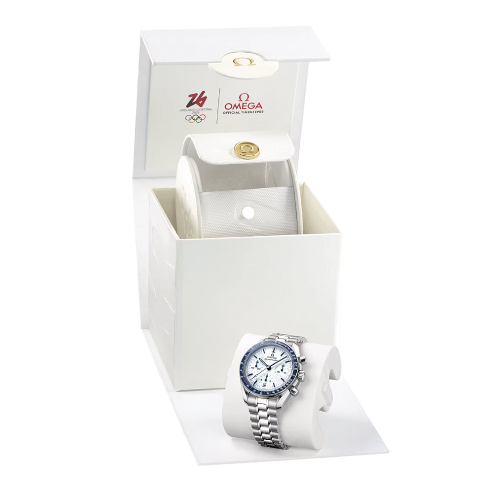 Speedmaster Milano Cortina 2026 38mm - White on Bracelet