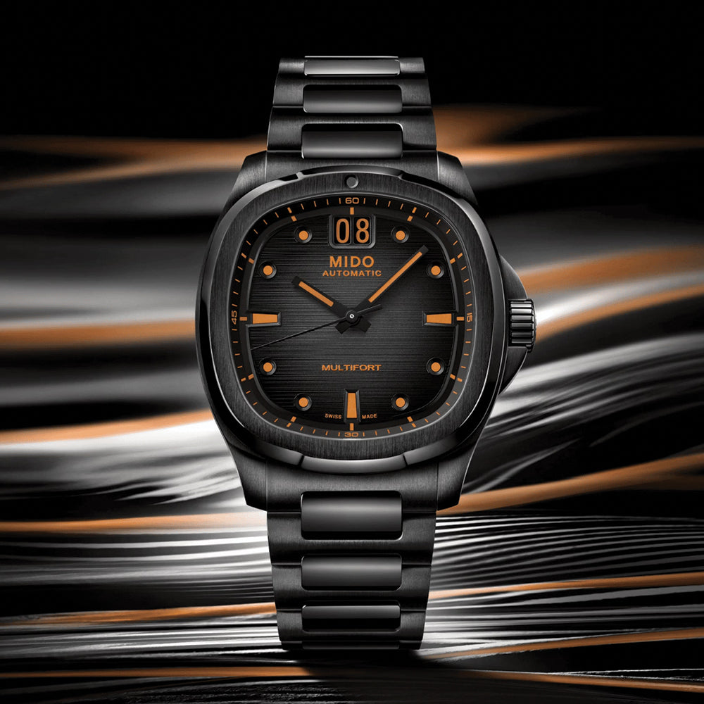 Multifort TV Big Date Automatic 40mm - Grey on Bracelet