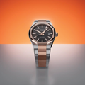 Multifort 8 One Crown Rose Gold PVD Two-Tone 40mm - Black on Bracelet