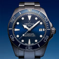 DS Action Diver "New DS Concept Extreme Shock Resistance" Titanium 40.5mm - Blue on Bracelet