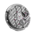 Villeret Moonphase 33.2mm - Opaline w/ Diamonds on Leather Strap