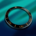 DS Action Diver "New DS Concept Extreme Shock Resistance" 40.5mm - Black on One-Piece Textile Strap