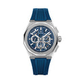 Defy Skyline Chronograph Skeleton 42mm - Blue on Bracelet