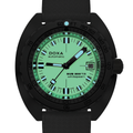SUB 300 Ti5 42.5mm - Full Lume White on Rubber Strap