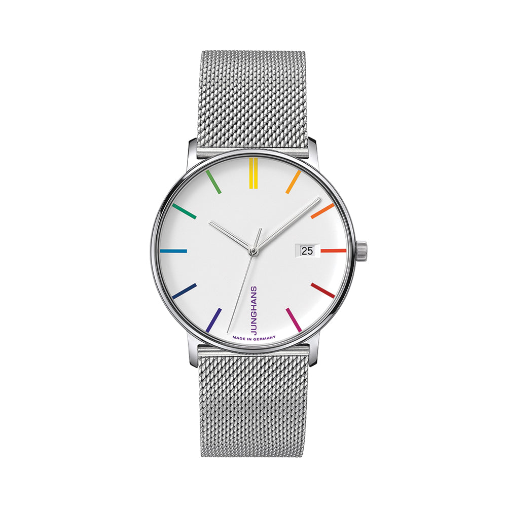 FORM Quartz Bauhaus 39.3mm - Silver on Bracelet