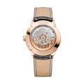 Clifton 10469 Baumatic COSC 18K Pink Gold 39mm - Ivory on Leather Strap