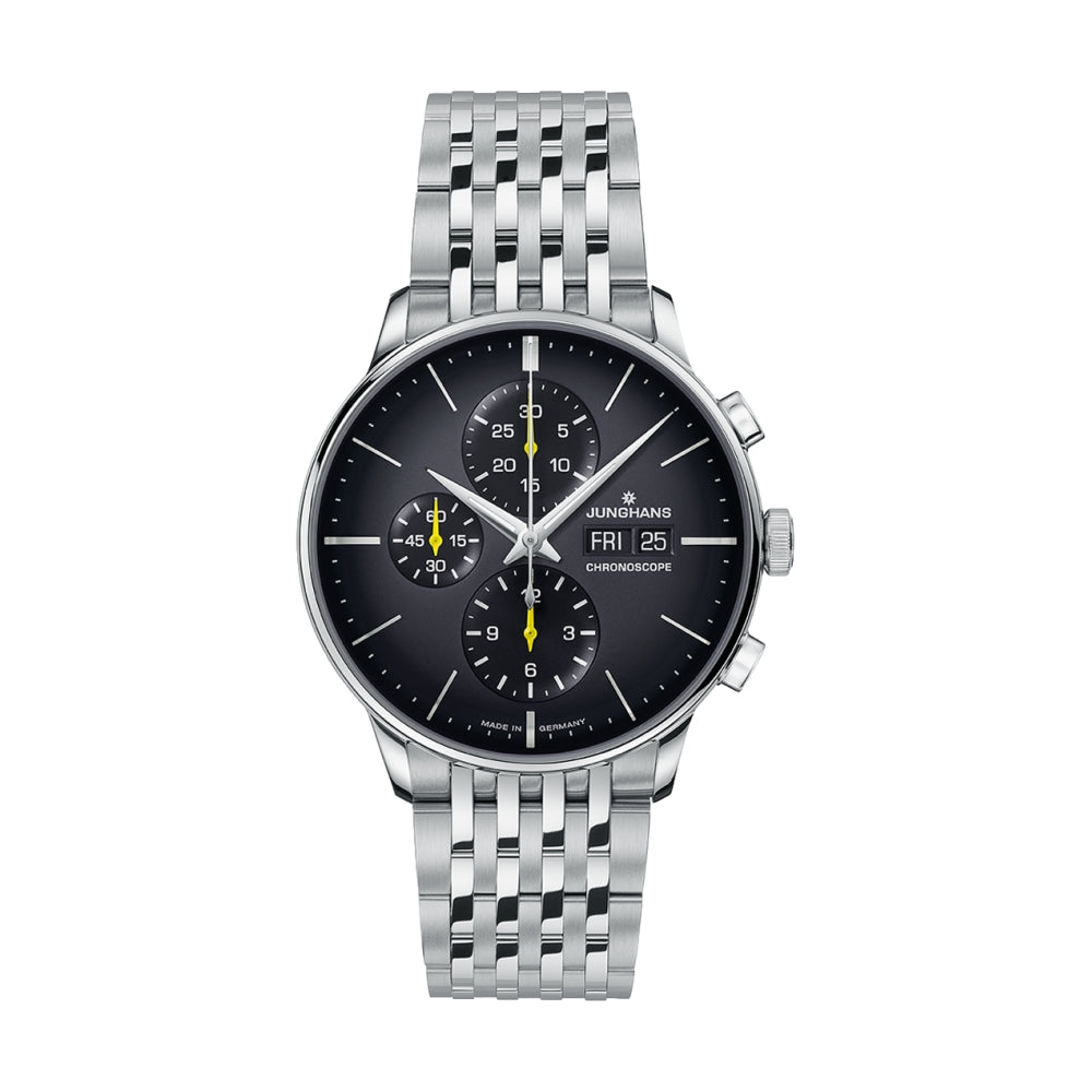 Meister Chronoscope English Date Dark Grey Dial
