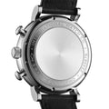 Portofino Chronograph Gold Accents 42mm - Silver-Plated on Leather Strap
