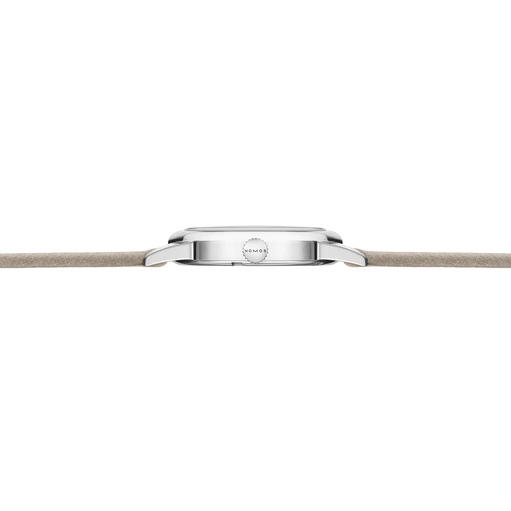 Club Campus Glass Back 36mm - Rose on Leather Strap
