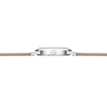 Club Campus Glass Back 36mm - Rose on Leather Strap