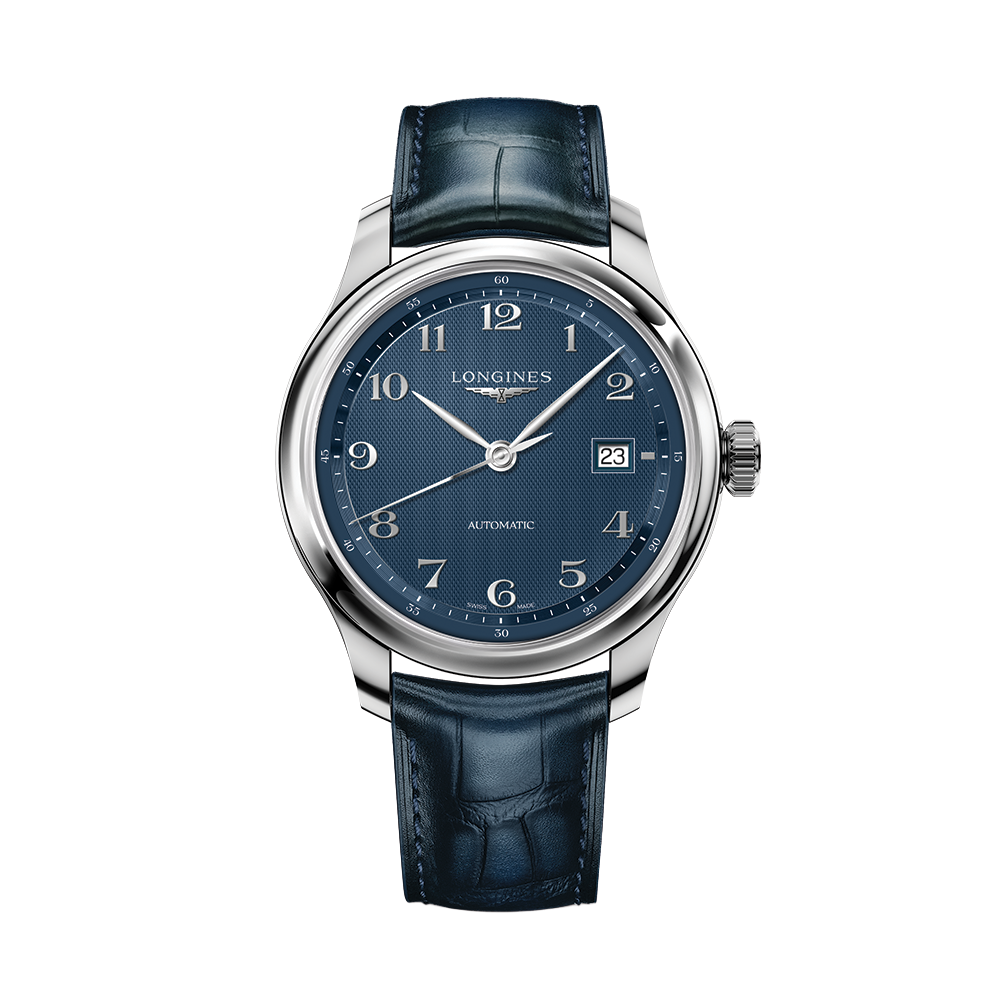 Master 41mm - Blue on Leather Strap
