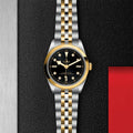 Black Bay One S&G 36mm - Black, Diamond-Set on Bracelet